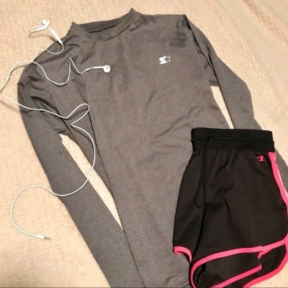 STARTER gray athletic long sleeve